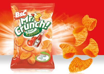 Crispy Corn Snack MR CRUNCH! 3D Ketchup